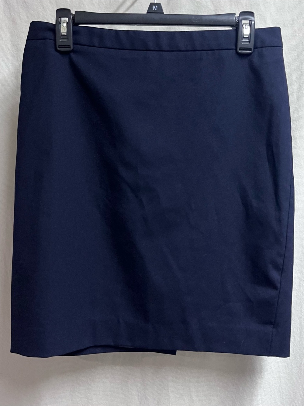 J. Crew No 2 Black Pencil Skirt Size 8 Stretch Wool  Workwear Classic Business